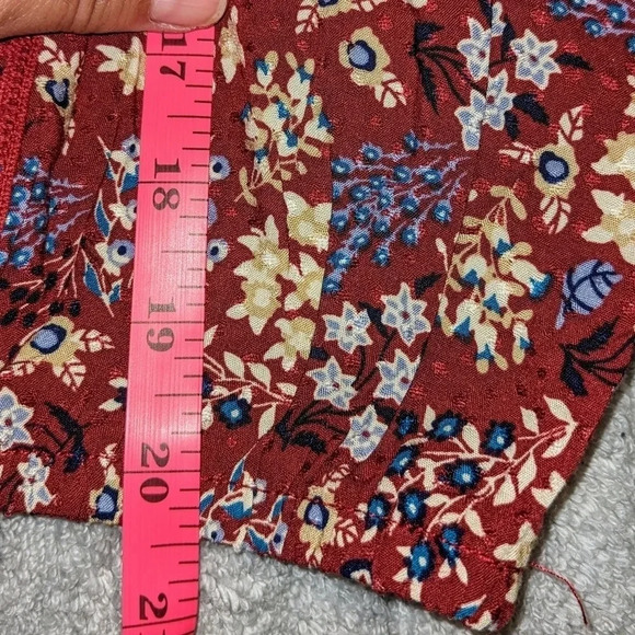 Self❤️E Ladies Top Size‎ S/L Long Sleeves Floral Boho NWT - Picture 5 of 8